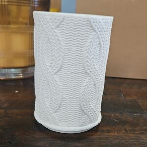 PartyLite Cable Knit Pair Candle Holders